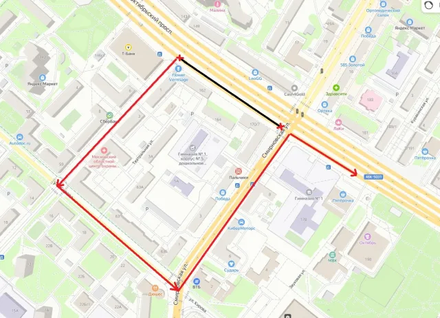 Схема движения пяти маршрутов общественного транспорта изменится из-за реконструкции проспекта Люберец