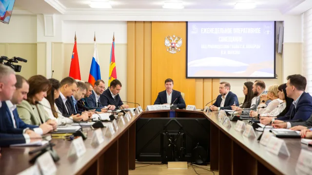 Владимир Волков провел оперативное совещание в Люберцах