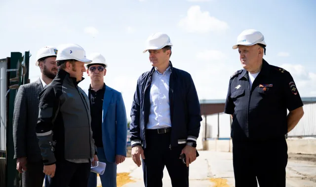 Владимир Волков проверил ход строительства Центра общественной безопасности в микрорайоне Люберец