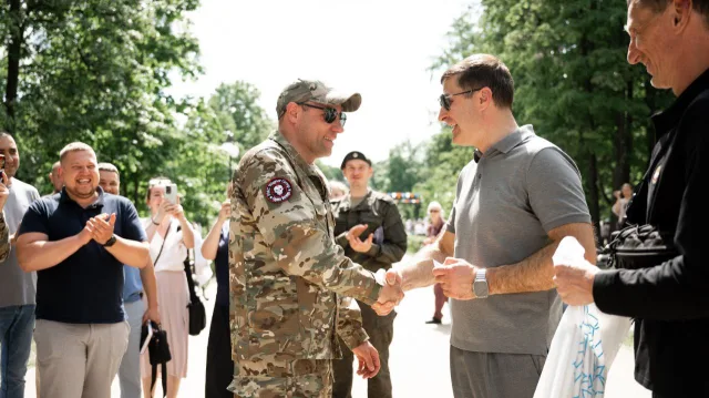 Двенадцать членских карточек вручили новым участникам Люберецкого отделения Ассоциации ветеранов СВО МО