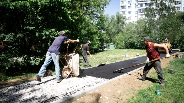 Работы по обустройству десяти «Народных троп» ведутся в Люберцах