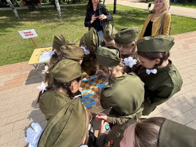 Более ста школьников из Люберец  приняли участие в квесте «Дорогами Побед»