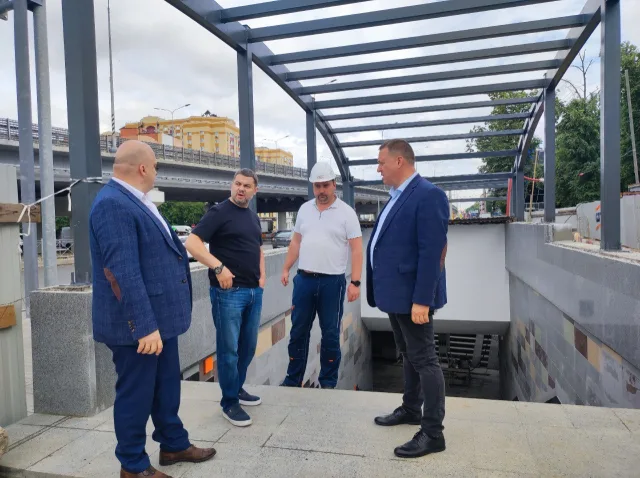 Строительство подземного перехода завершится в Люберцах в 2025 году