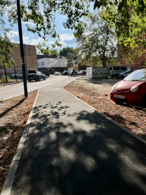 По просьбе ветерана СВО в посёлке Люберец обустроили новый тротуар