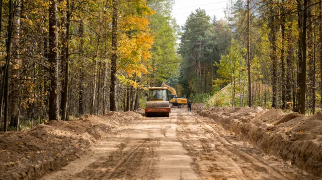 Второй этап благоустройства лесопарка «Лесная опушка» в Люберцах завершат до конца года