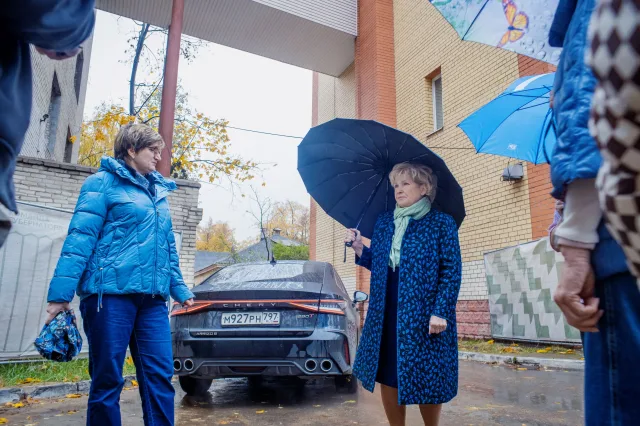 Лидия Антонова проверила ход капитального ремонта Люберецкой областной больницы