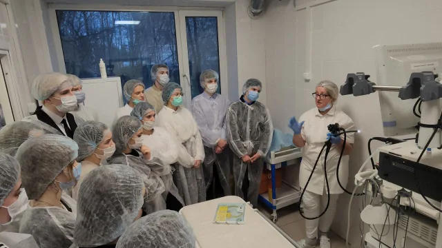 Школьникам Люберец продемонстрировали современное медицинское оборудование больницы