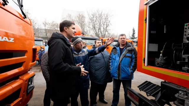 Еще 11 новых единиц спецтехники пополнили автопарк «Люберецкого водоканала»