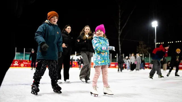 Порядка 3 000 человек посетили катки на стадионах городского округа Люберцы в новогодние праздники