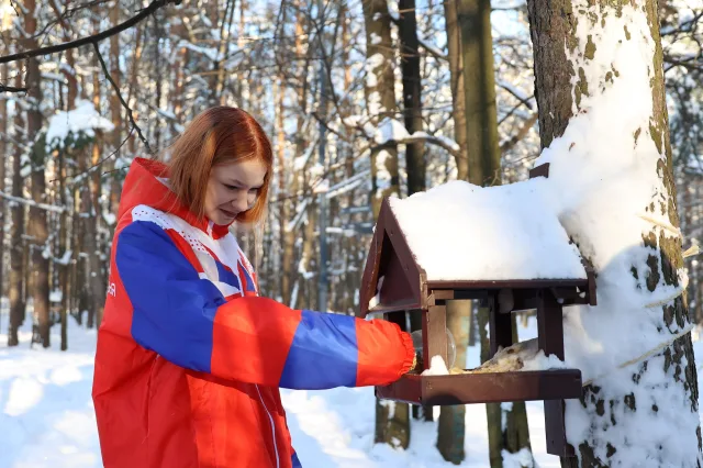 Экологическая акция «Покормите птиц зимой» прошла в городском округе Люберцы