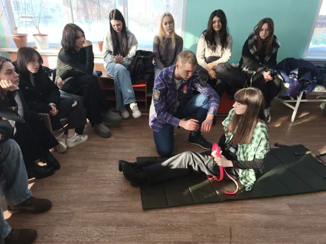 «Урок мужества» для школьников Люберец провели ветераны СВО