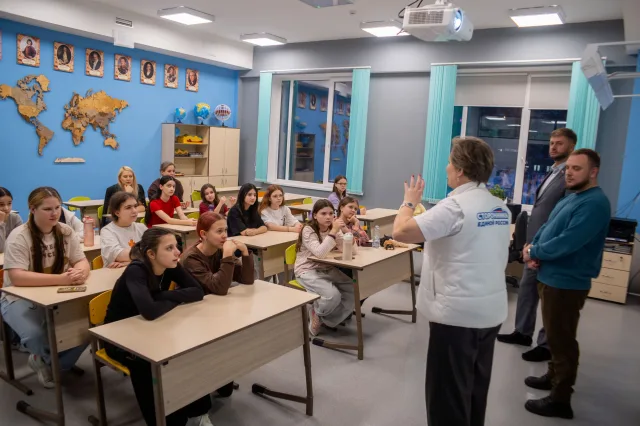 В школе №51 поселка Мирный Люберец прошла лекция о зелёной экономике